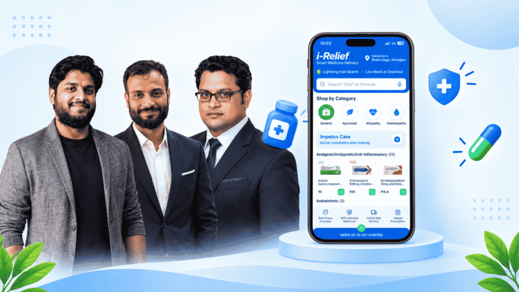 Built entirely by a non-technical co-founder using AI, the app guarantees 100% prescription fulfillment within one hour by connecting multiple local pharmacies through a single rider.